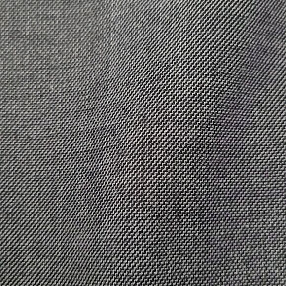 H&M Women's 6 Fit And Flare Solid Gray Dress Lined Polka Dot Pleated Scoop Neck - Picture 9 of 16